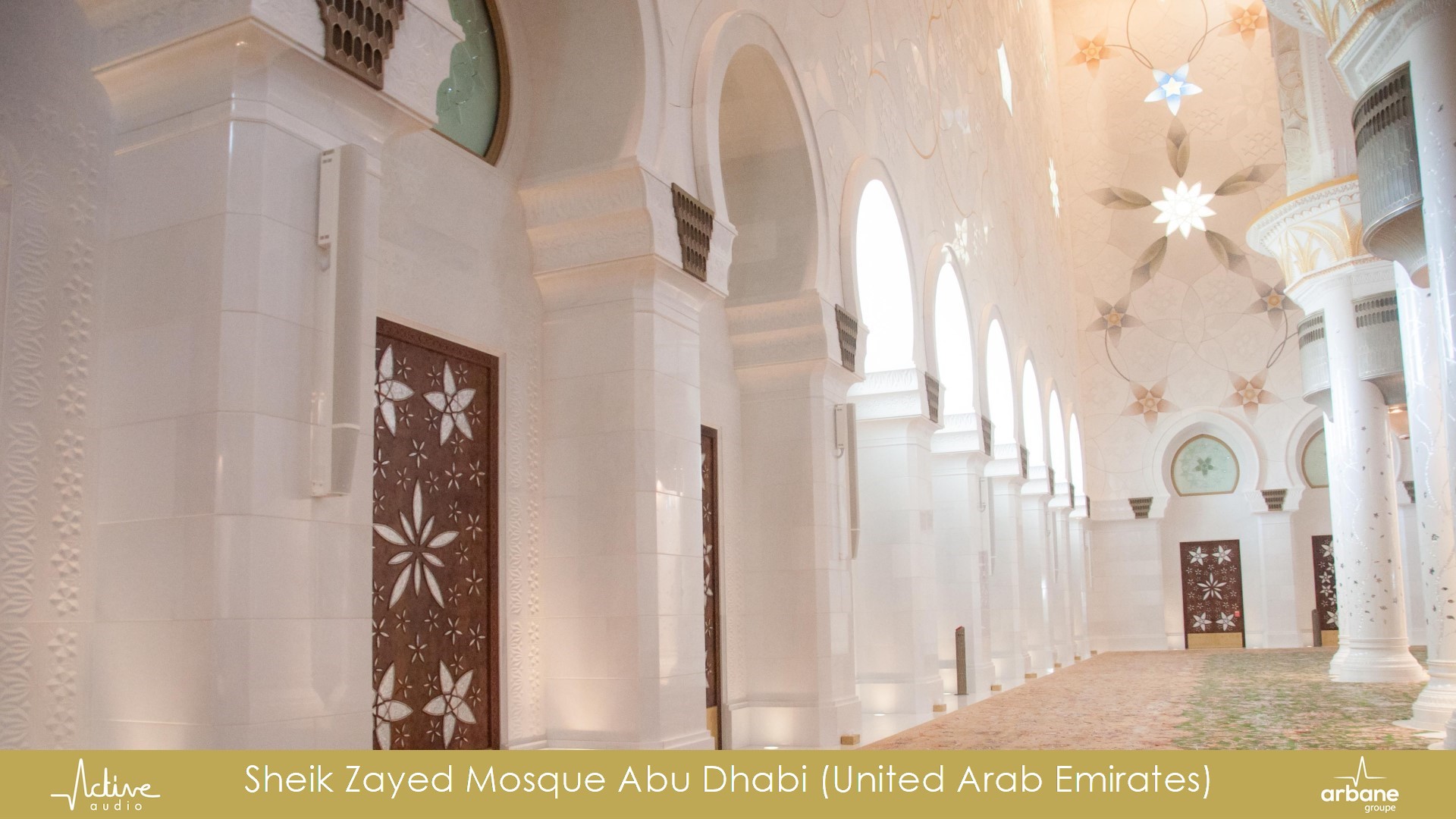 Mosquée Sheikh Zayed d'Abu Dhabi, Emirats Arabes Unis